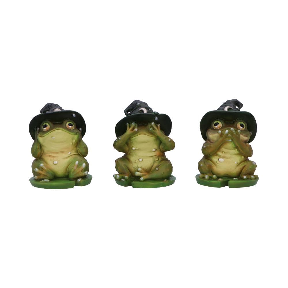 NEMESIS NOW THREE WISE TOADS 10.3CM 801269155384