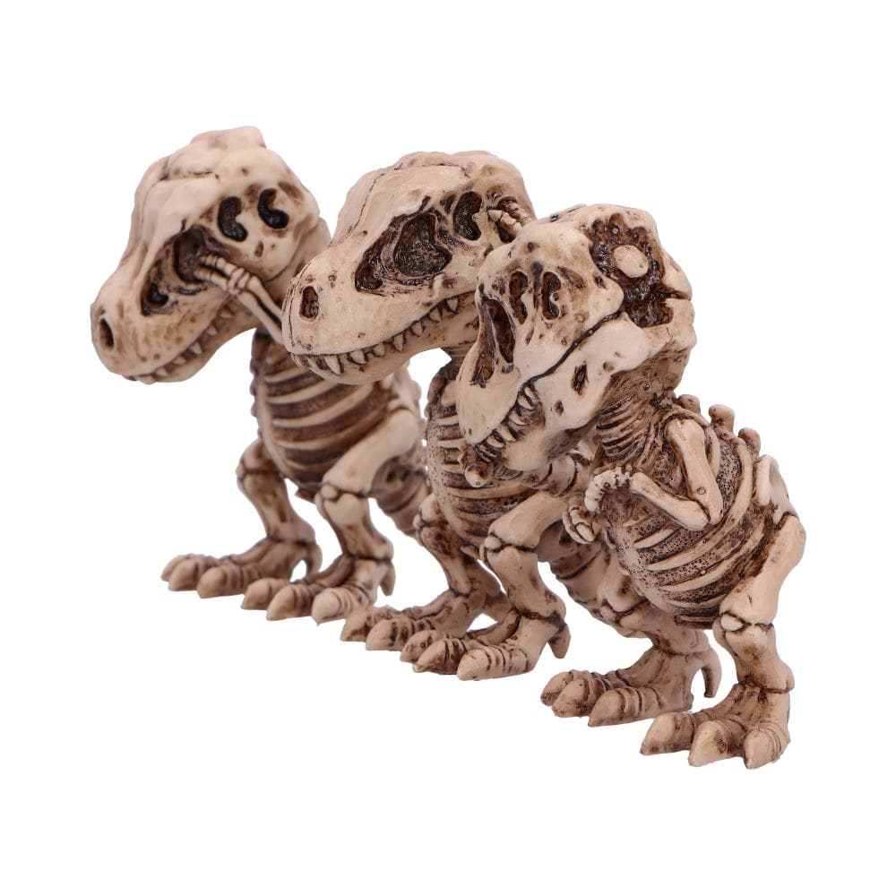 NEMESIS NOW THREE WISE TYRANNOSAURUS REX SKELETONS 9.3CM 801269156497