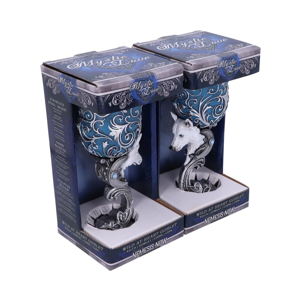 NEMESIS NOW WILD AT HEART GOBLETS 18.5CM (SET OF 2) 801269138813