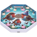 NEMESIS NOW WINTER ROBINS FOLDABLE LAMP 21CM 801269160388