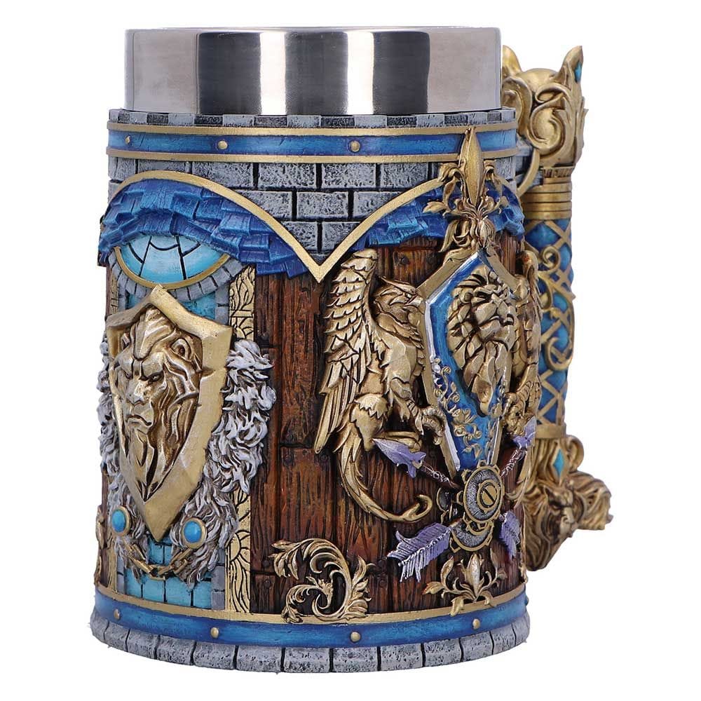 NEMESIS NOW WORLD OF WARCRAFT ALLIANCE TANKARD 16CM 801269160081