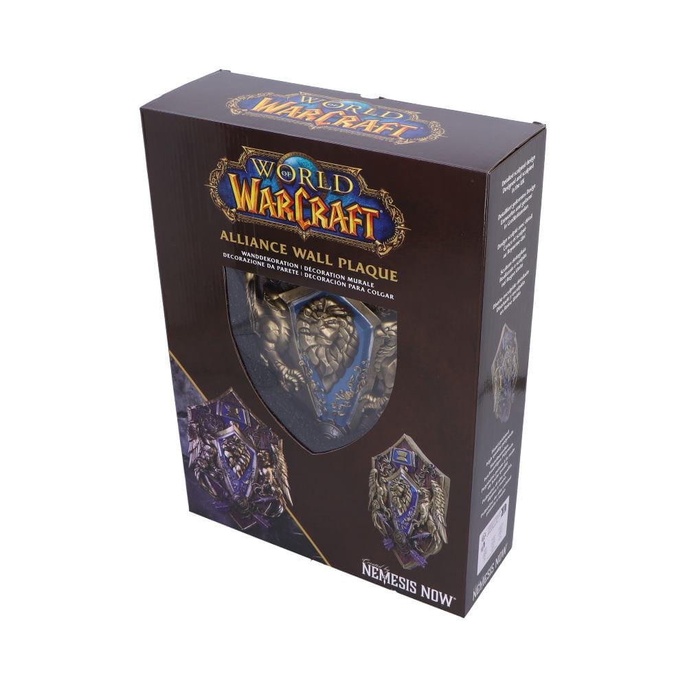 NEMESIS NOW WORLD OF WARCRAFT ALLIANCE WALL PLAQUE 801269153182