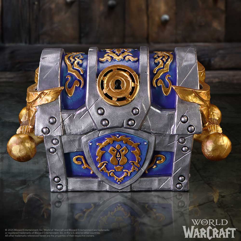 NEMESIS NOW WORLD OF WARCRAFT ALLIANCE WAR CHEST BOX 18.5CM 801269159665