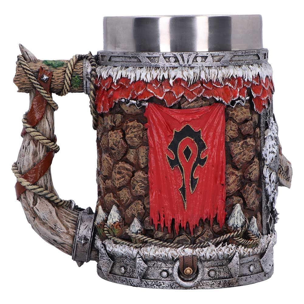 NEMESIS NOW WORLD OF WARCRAFT HORDE TANKARD 15.5CM 801269160098