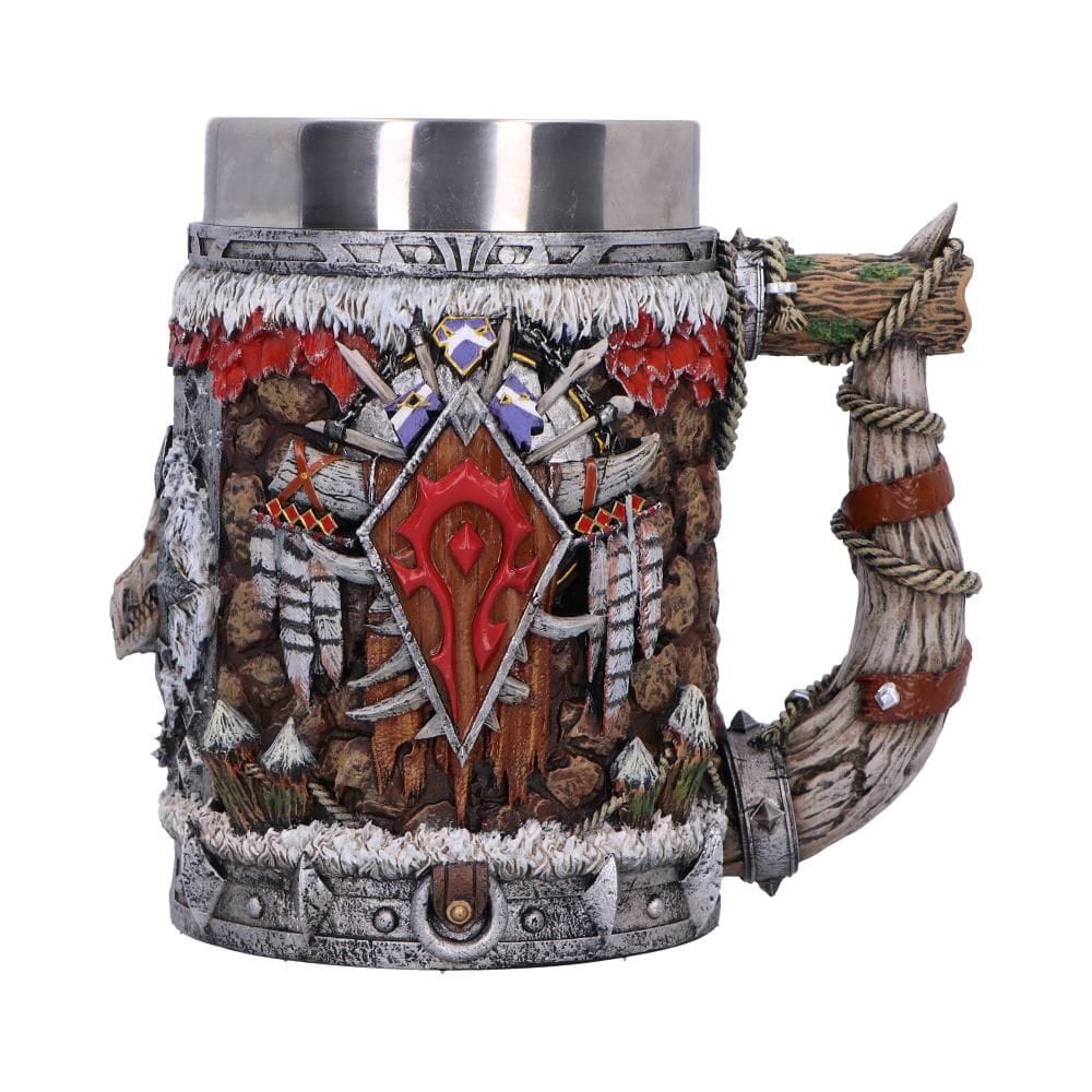 NEMESIS NOW WORLD OF WARCRAFT HORDE TANKARD 15.5CM 801269160098