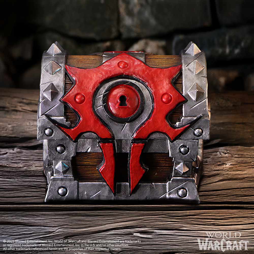 NEMESIS NOW WORLD OF WARCRAFT HORDE WAR CHEST BOX 13CM 801269159672