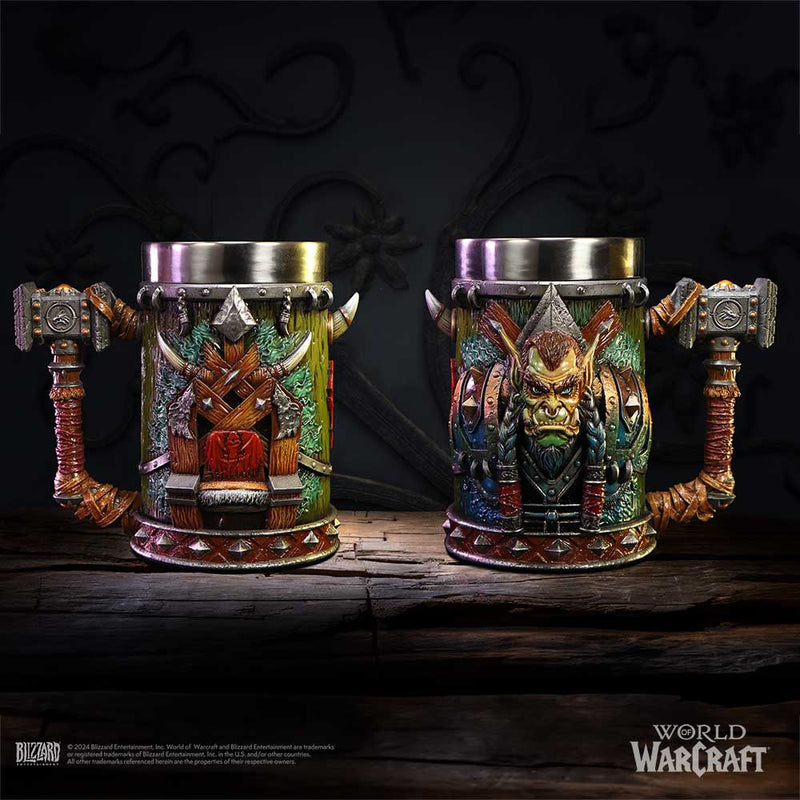 NEMESIS NOW WORLD OF WARCRAFT THRALL TANKARD 17,5CM 801269156992