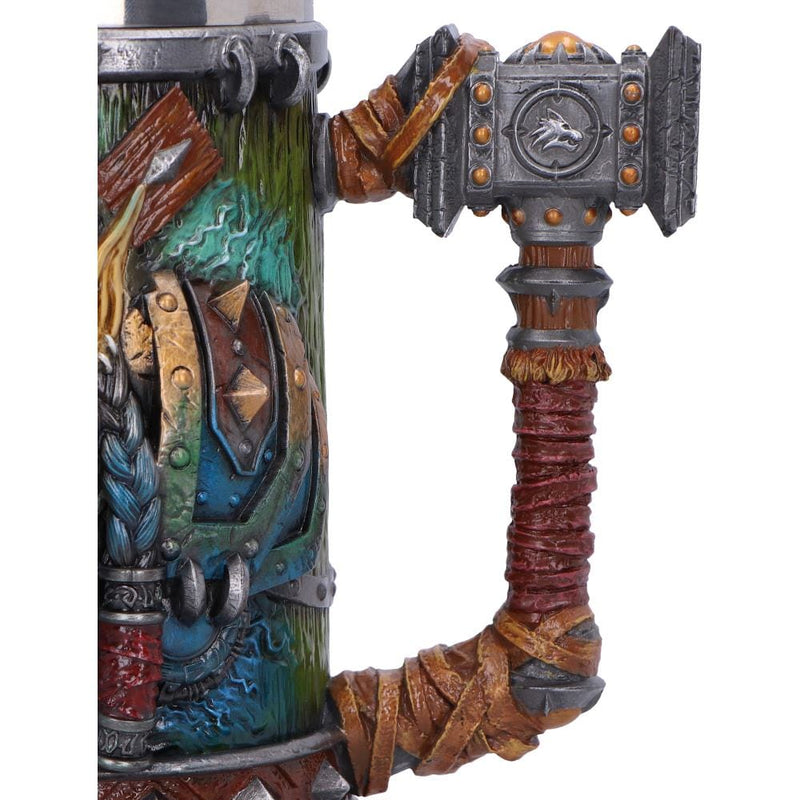 NEMESIS NOW WORLD OF WARCRAFT THRALL TANKARD 17,5CM 801269156992