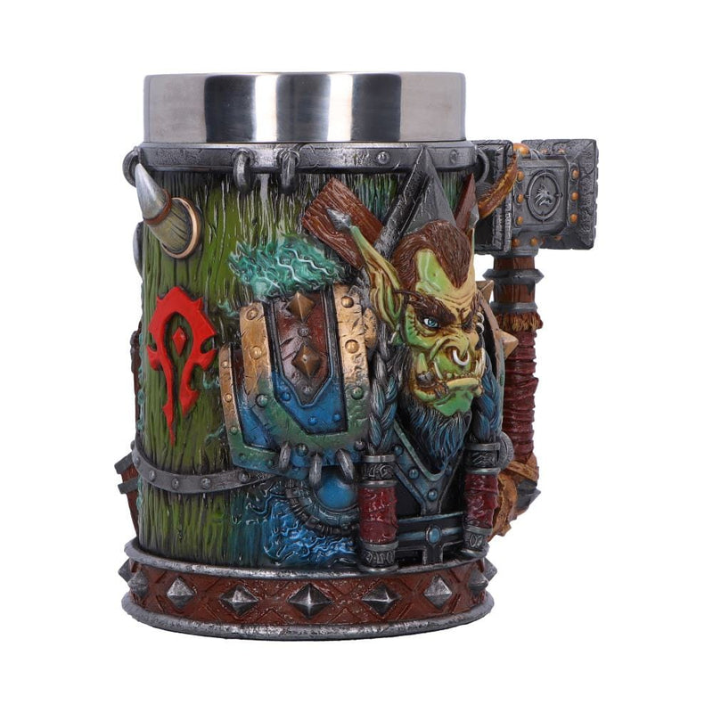 NEMESIS NOW WORLD OF WARCRAFT THRALL TANKARD 17,5CM 801269156992