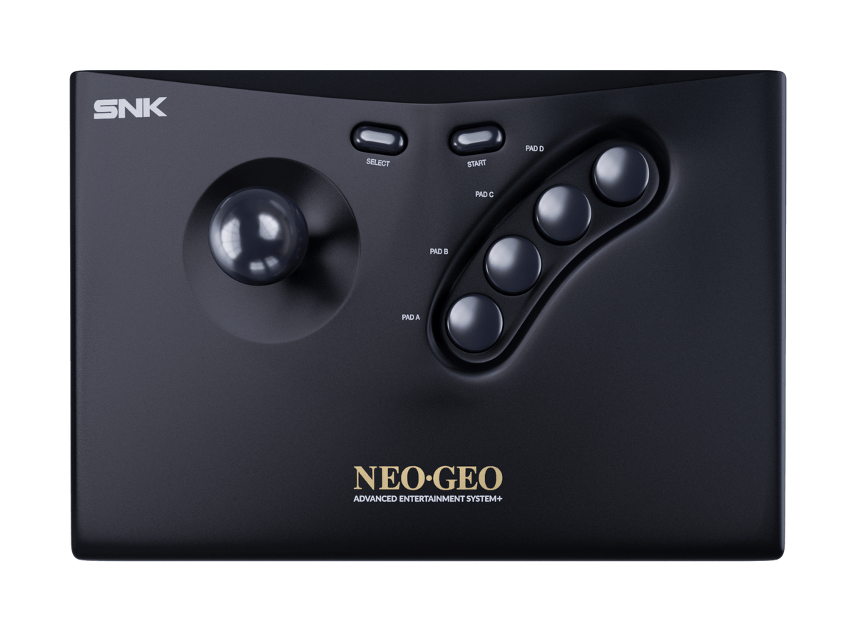 NEOGEO AES+ WIRELESS ARCADE STICK - BLACK 4020628550363