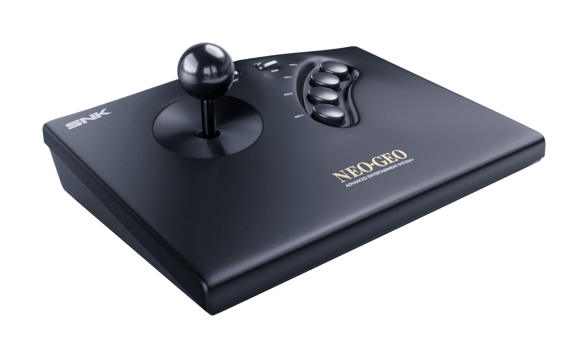 NEOGEO AES+ WIRELESS ARCADE STICK - BLACK 4020628550363