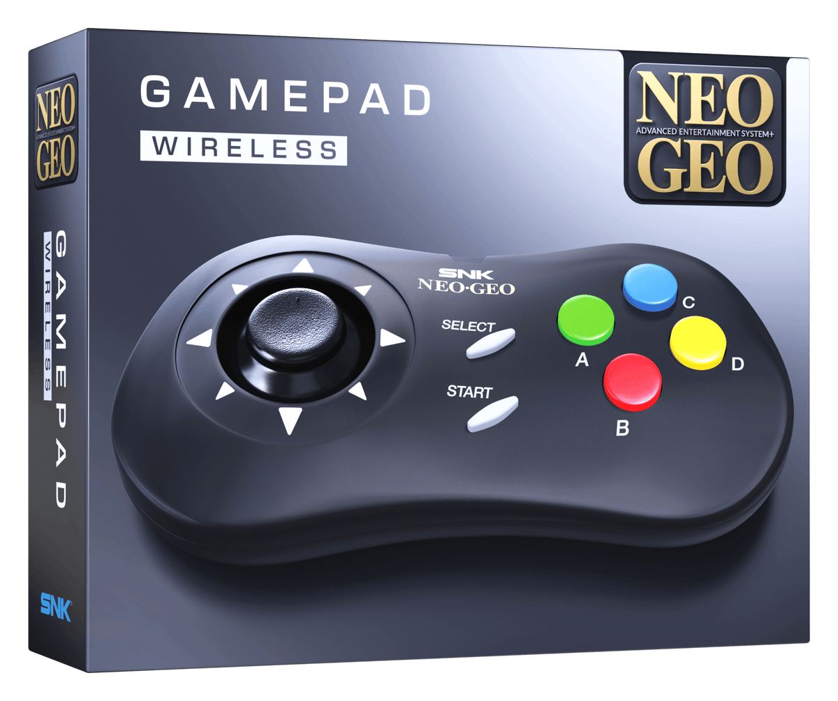NEOGEO AES+ WIRELESS GAMEPAD - BLACK 4020628550325