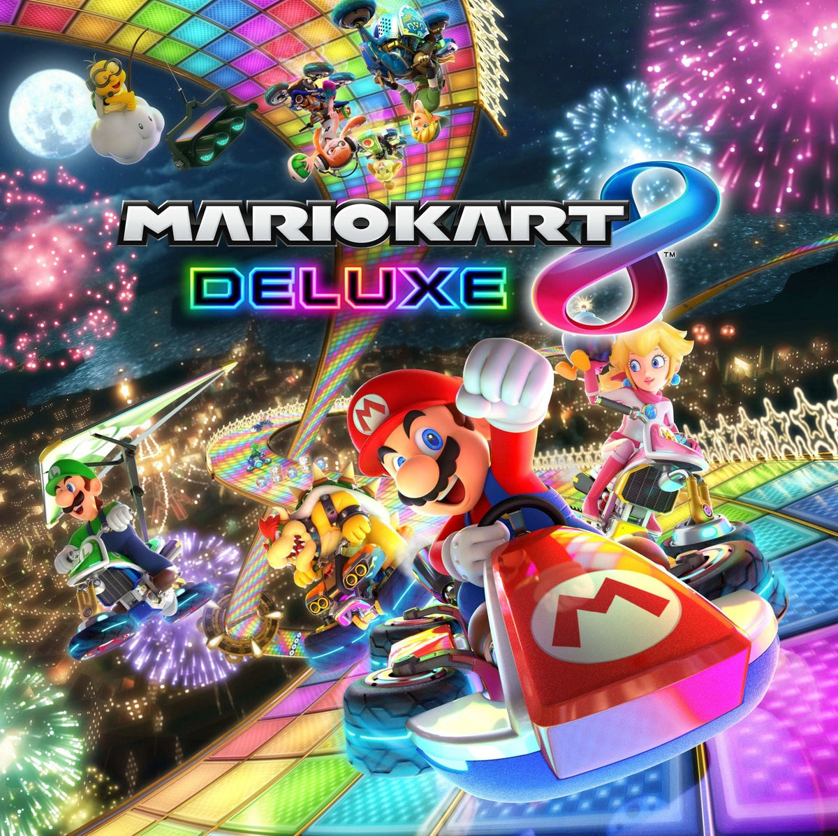 NINTENDO SWITCH CONSOLE (OLED MODEL) - MARIO KART 8 DELUXE + 12M 045496454050