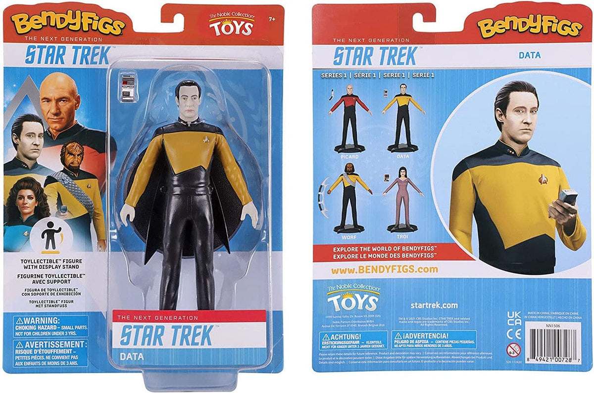 NOBLE COLLECTION - CBS - BENDYFIGS - DATA 849421007287
