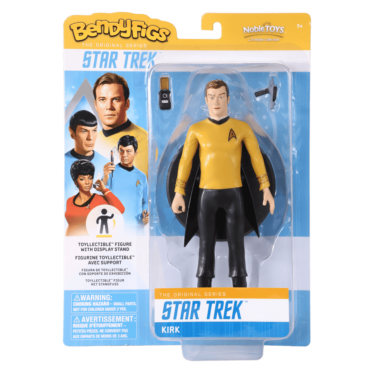 NOBLE COLLECTION - CBS - BENDYFIGS - KIRK 849421007263