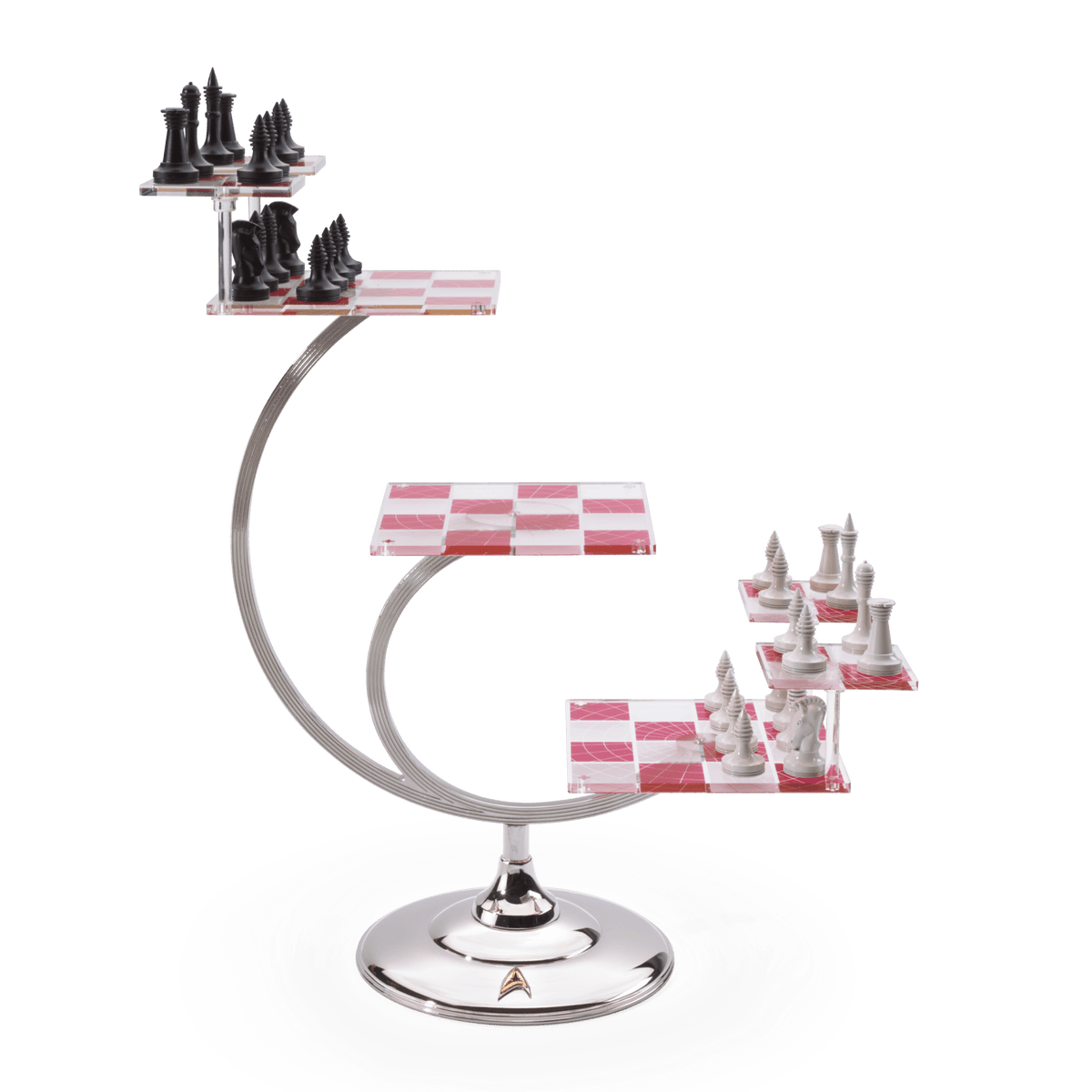 NOBLE COLLECTION - CBS - STAR TREK - TRI-DIMENSIONAL CHESS SET 849421007447