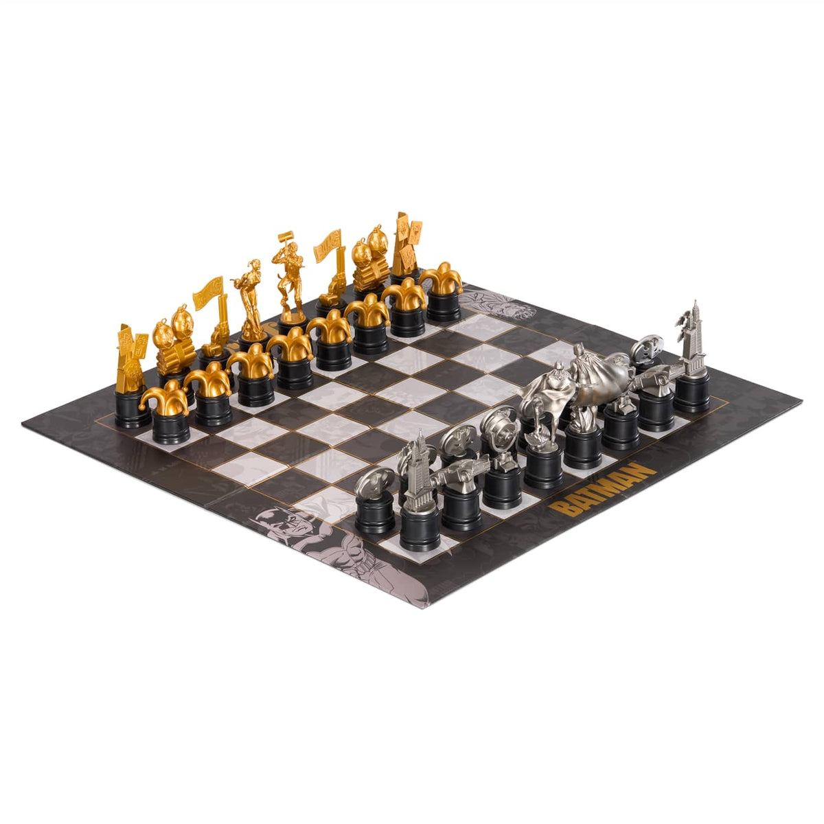 NOBLE COLLECTION - DC - BATMAN VS THE JOKER - CHESS SET 849421011864