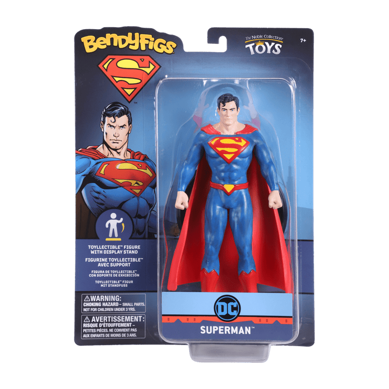 THE NOBLE COLLECTION DC Comics Mini Bendyfigs Superman - 5.5in (14cm) Noble Toys EUR 15,64 - ES THE NOBLE COLLECTION DC Comics Mini Bendyfigs Superman - 5.5in (14cm) Noble Toys EUR 15,64 - ES