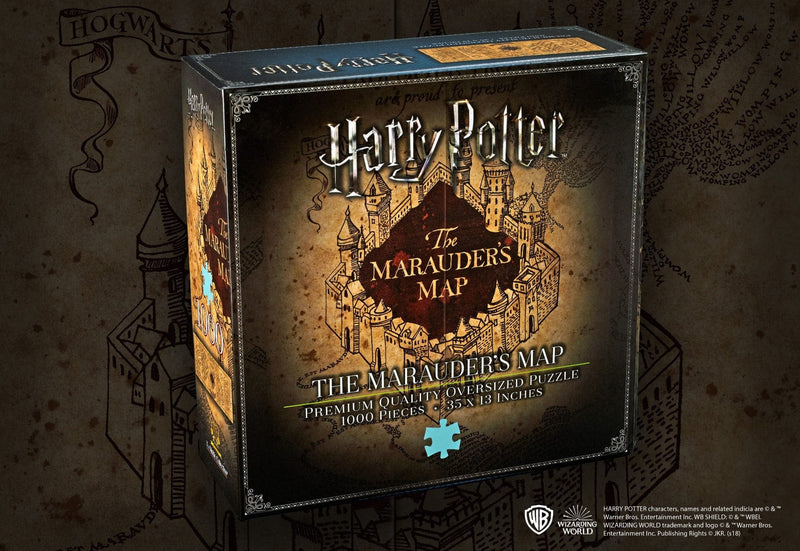 NOBLE COLLECTION Harry Potter Marauders Map 1000pc Jigsaw Puzzle 849421004491