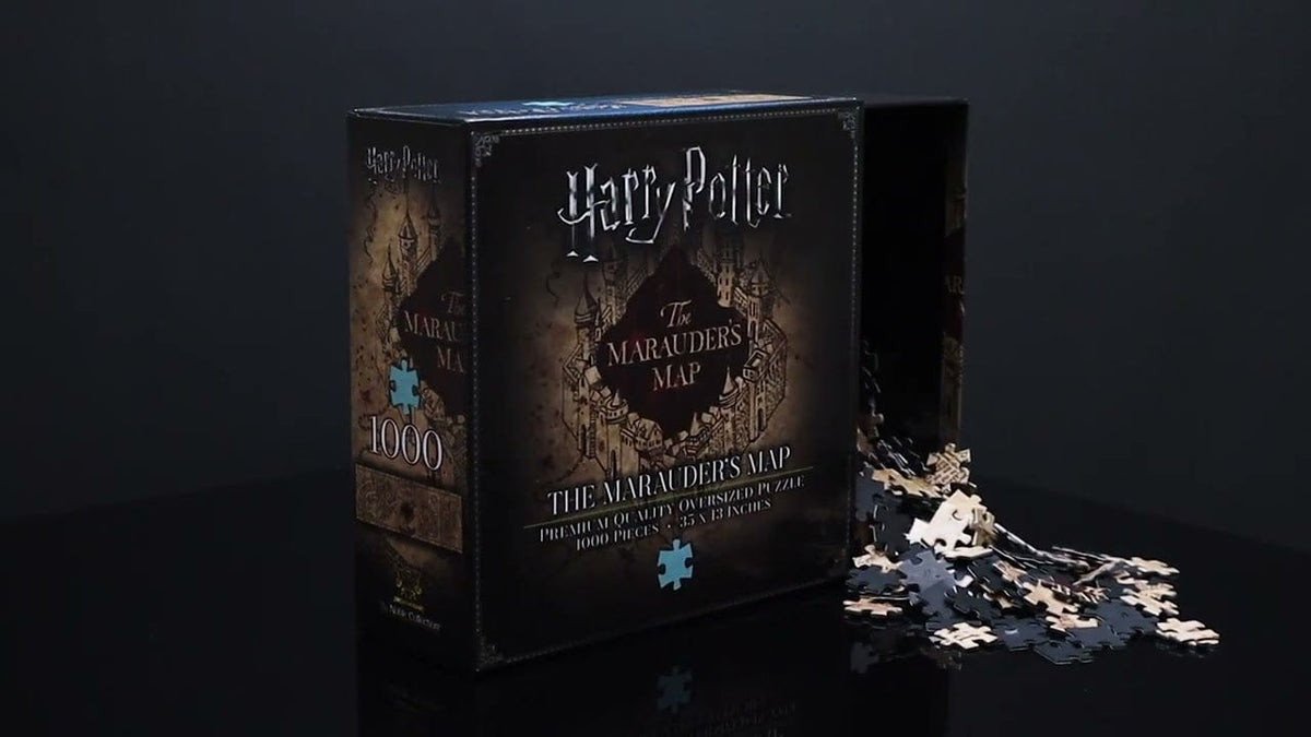 NOBLE COLLECTION Harry Potter Marauders Map 1000pc Jigsaw Puzzle 849421004491