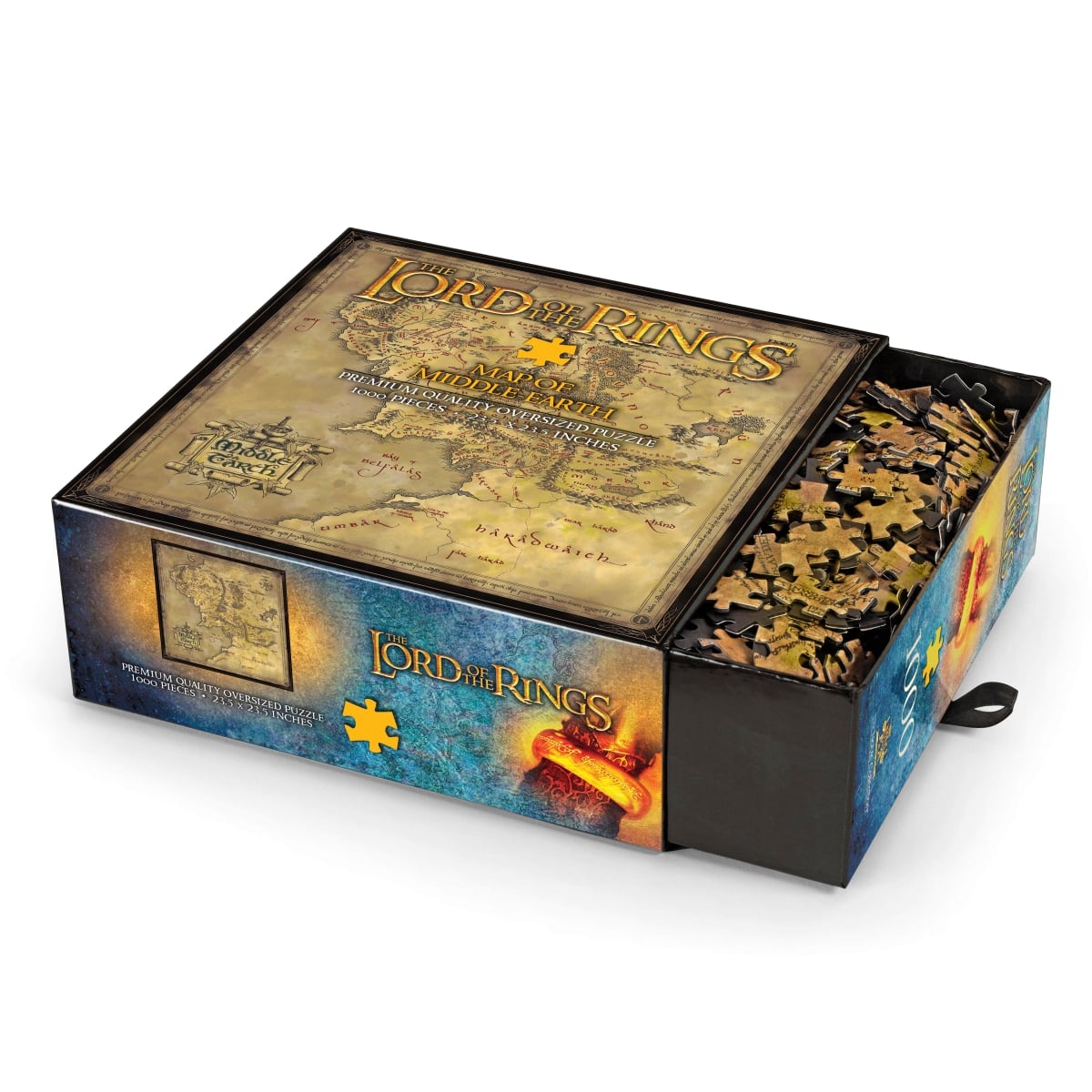 NOBLE COLLECTION - LORD OF THE RINGS - MIDDLE-EARTH MAP PUZZLE 849421009137