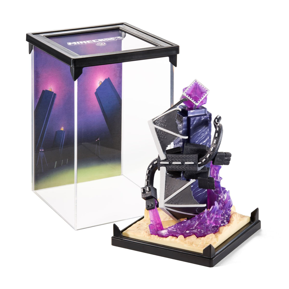 NOBLE COLLECTION - MINECRAFT - ENDER DRAGON DIORAMA 849421010980