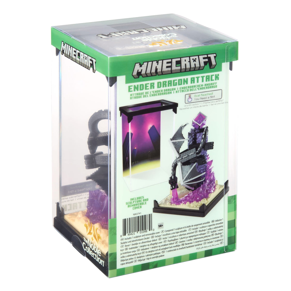 NOBLE COLLECTION - MINECRAFT - ENDER DRAGON DIORAMA 849421010980