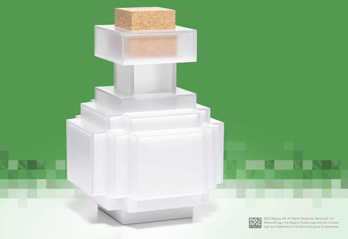 NOBLE COLLECTION – MINECRAFT – ILLUMINATING POTION BOTTLE 849421009519