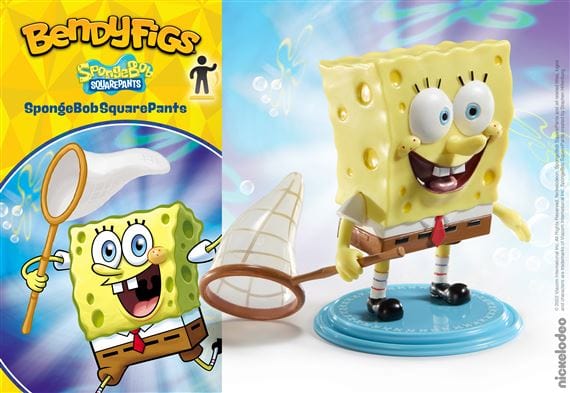 NOBLE COLLECTION - NICKELODEON - BENDYFIGS - SPONGEBOB SQUAREPANTS 849421010768