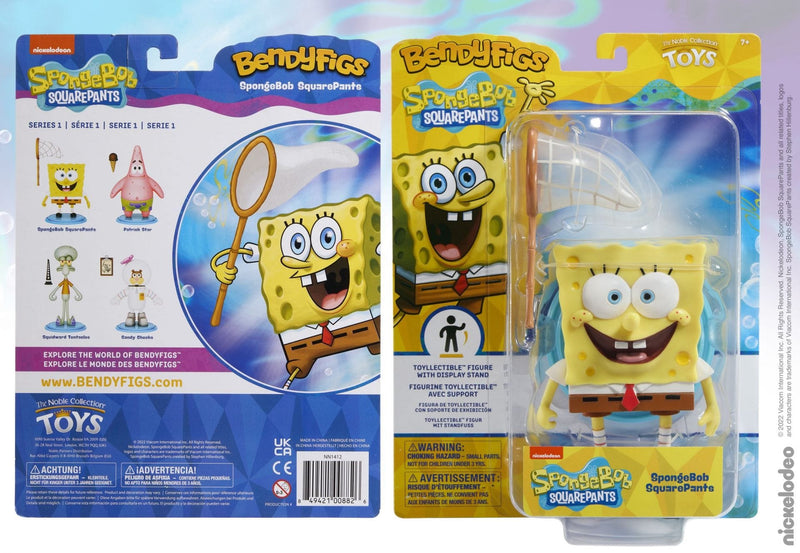 NOBLE COLLECTION - NICKELODEON - BENDYFIGS - SPONGEBOB SQUAREPANTS 849421010768