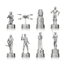 NOBLE COLLECTION Star Wars Original Trilogy Chess Set 849421012793