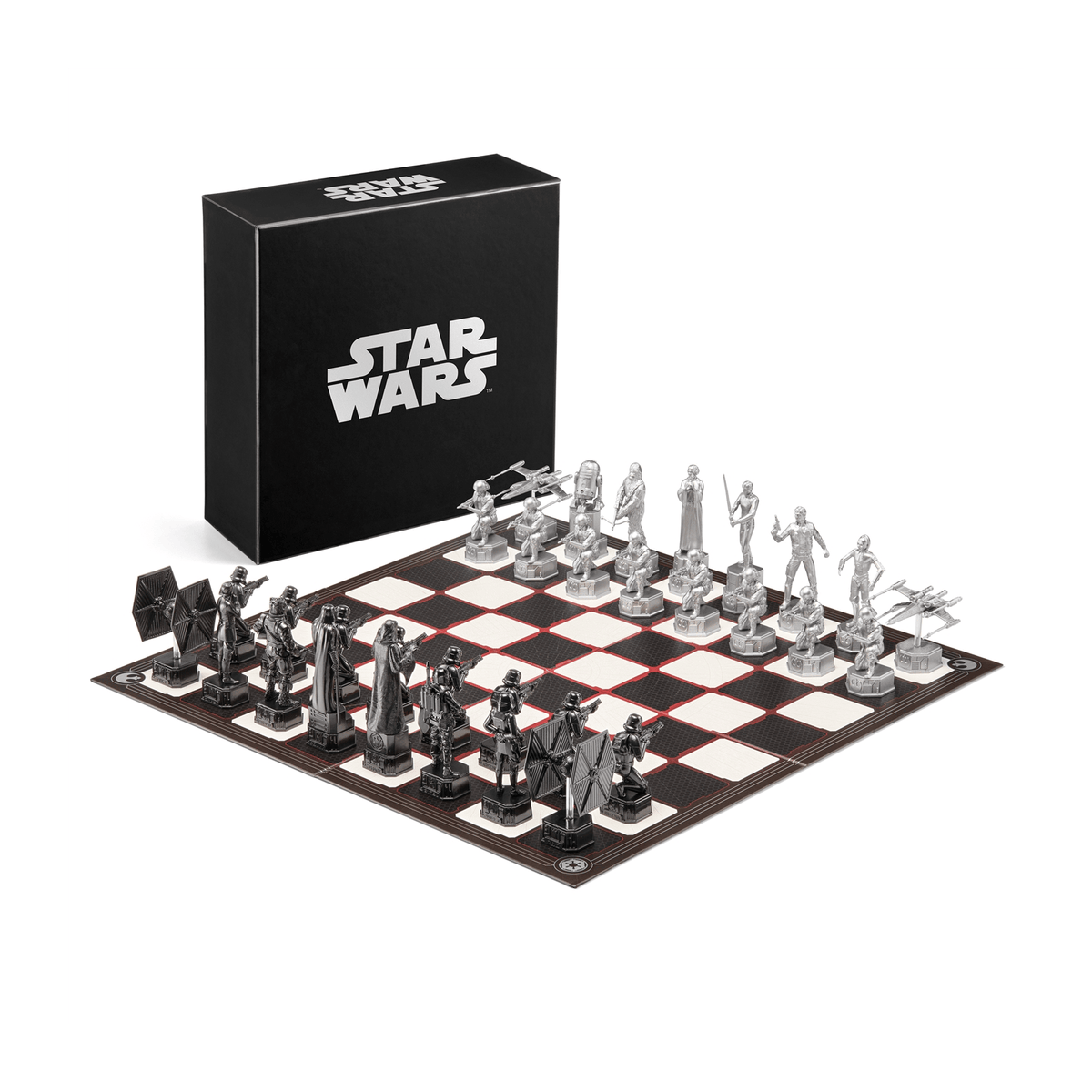 NOBLE COLLECTION Star Wars Original Trilogy Chess Set 849421012793