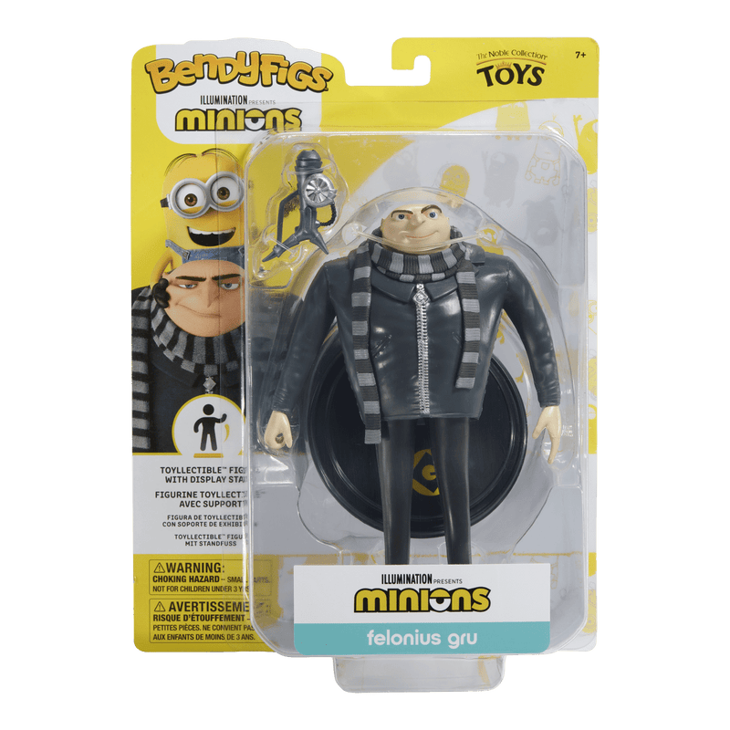 NOBLE COLLECTION - UNIVERSAL - MINIONS - FELONIUS GRU BENDYFIG 849421008772