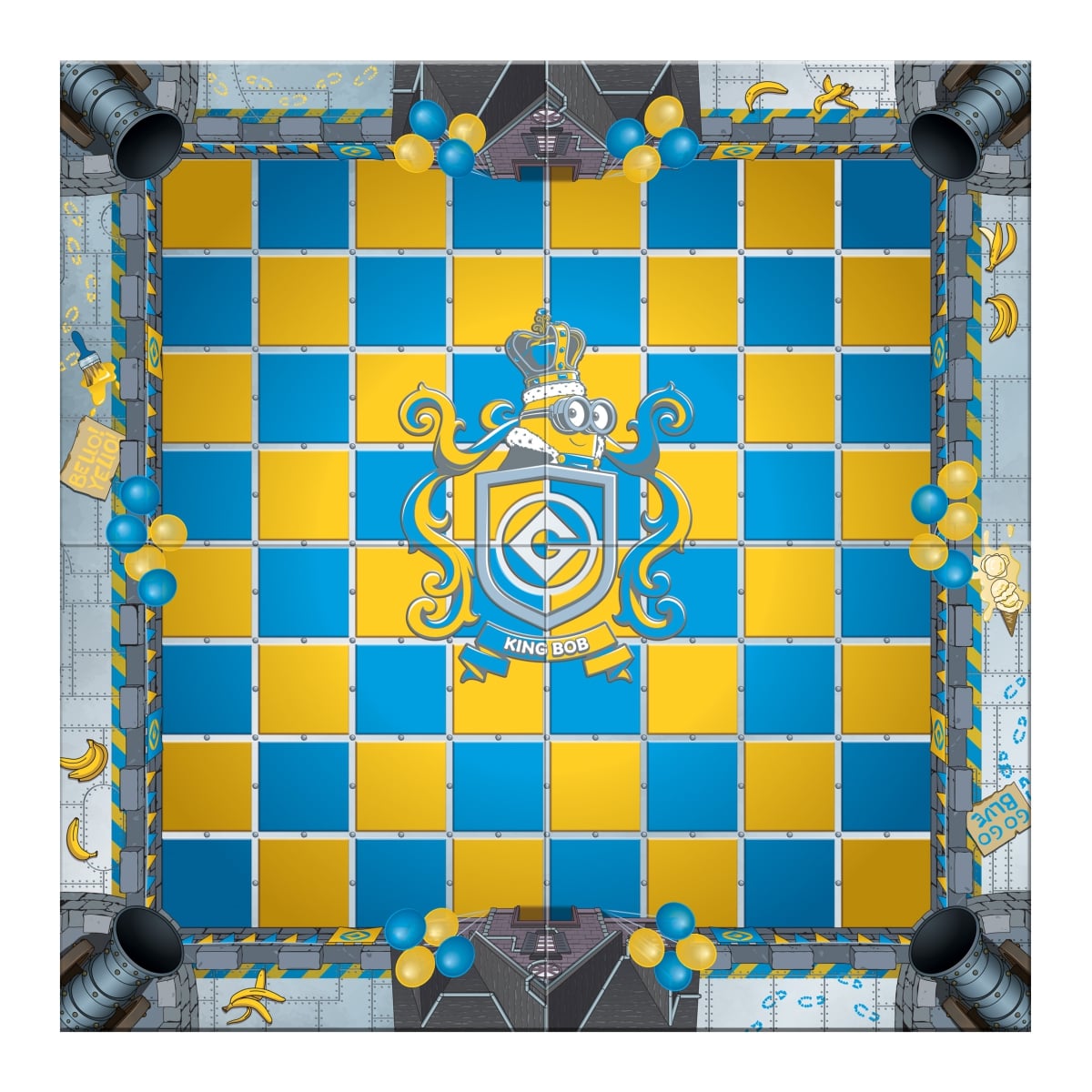 NOBLE COLLECTION - UNIVERSAL - MINIONS - MEDIEVAL CHESS SET 849421008031