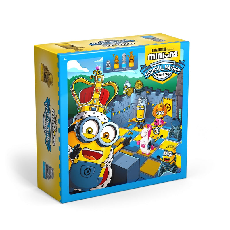NOBLE COLLECTION - UNIVERSAL - MINIONS - MEDIEVAL CHESS SET 849421008031