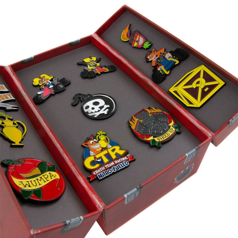Official Crash Team Racing Nitro-Fueled Toolbox Pin Set - DAMAGED 3200000002449