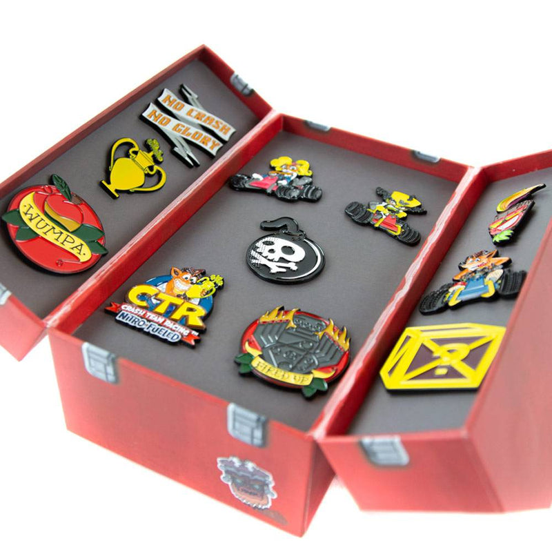 Official Crash Team Racing Nitro-Fueled Toolbox Pin Set - DAMAGED 3200000002449