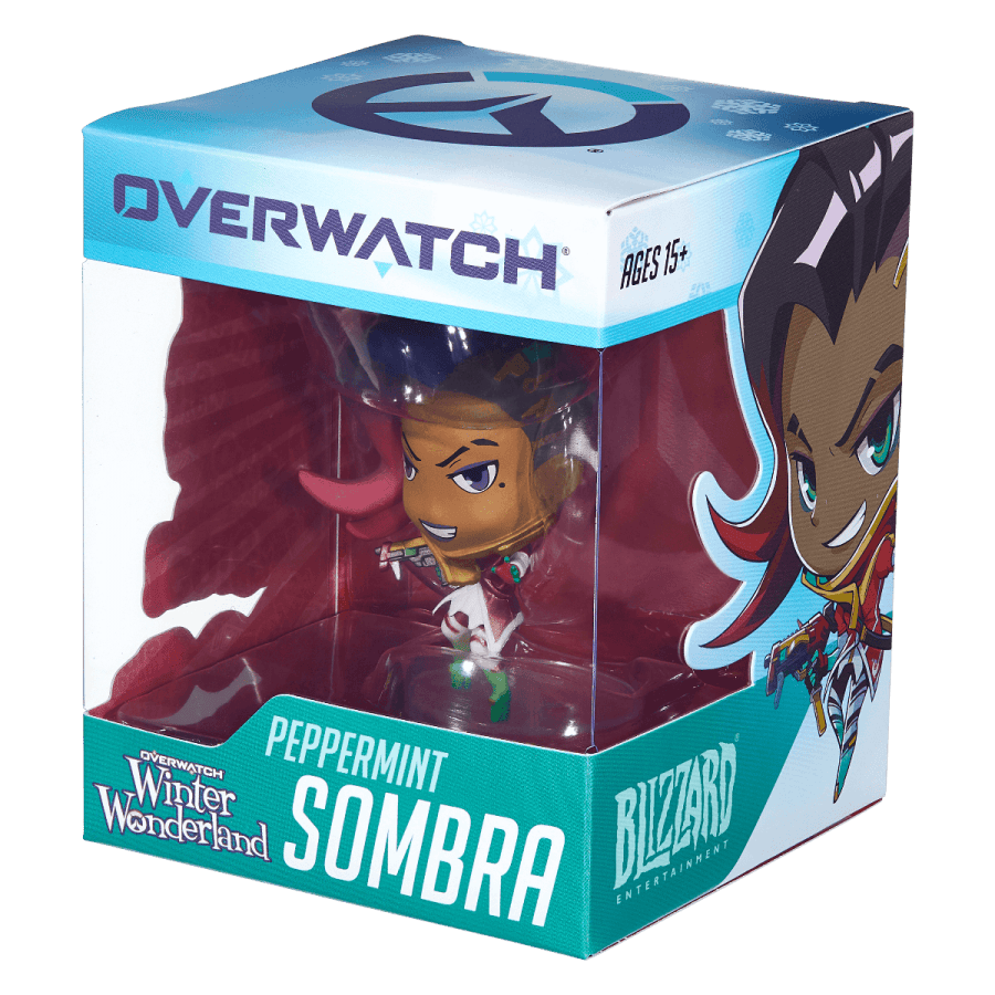 OVERWATCH CUTE BUT DEADLY HOLIDAY PEPPERMINT SOMBRA FIGURE 5030917243738