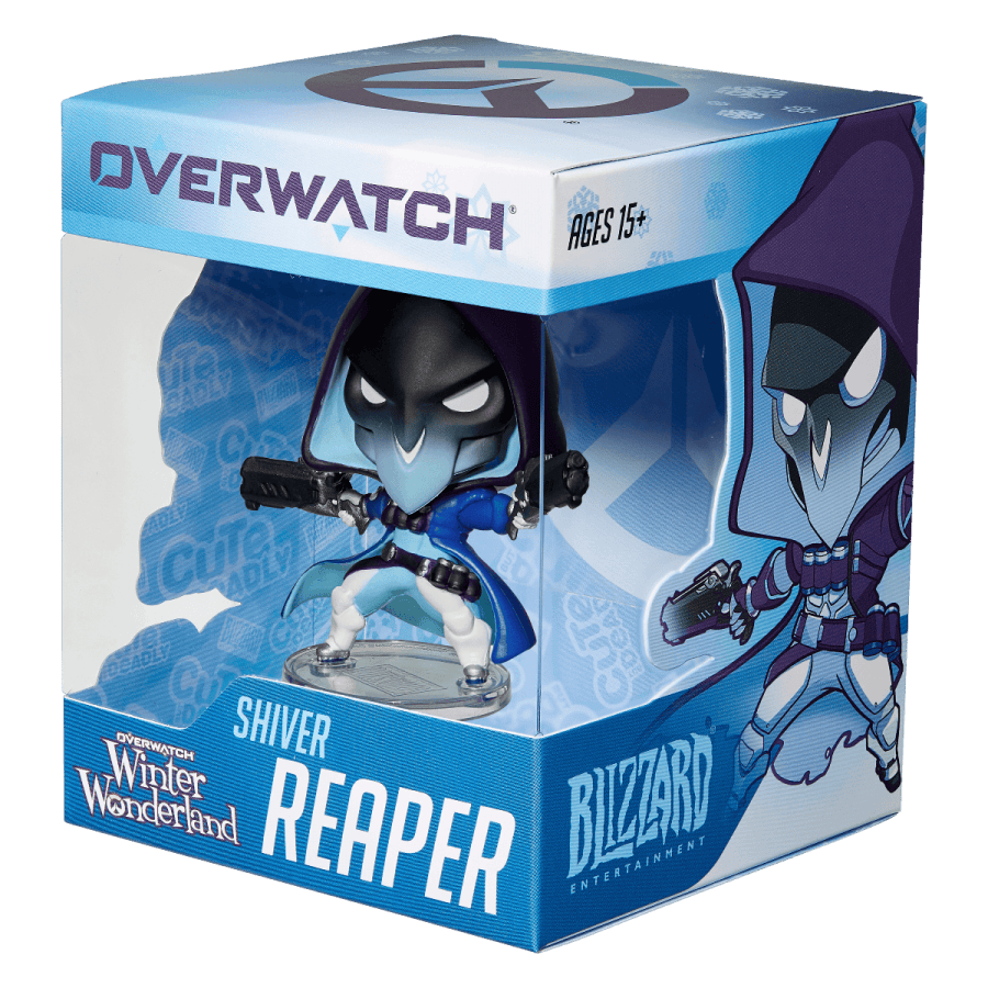 OVERWATCH CUTE BUT DEADLY HOLIDAY SHIVER REAPER FIGURE 5030917243721