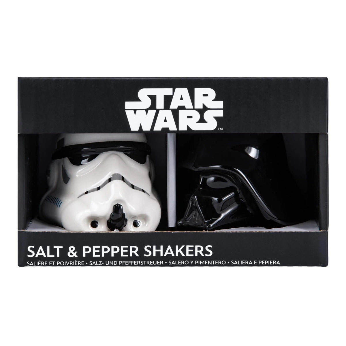 PALADONE DARTH VADER AND STORMTROOPER SALT AND PEPPER SHAKE 5056577737233