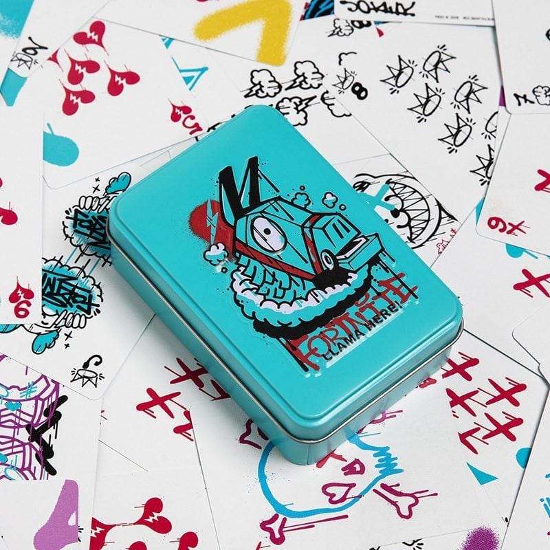 PALADONE FORTNITE PLAYING CARDS IN TIN 5056577755039
