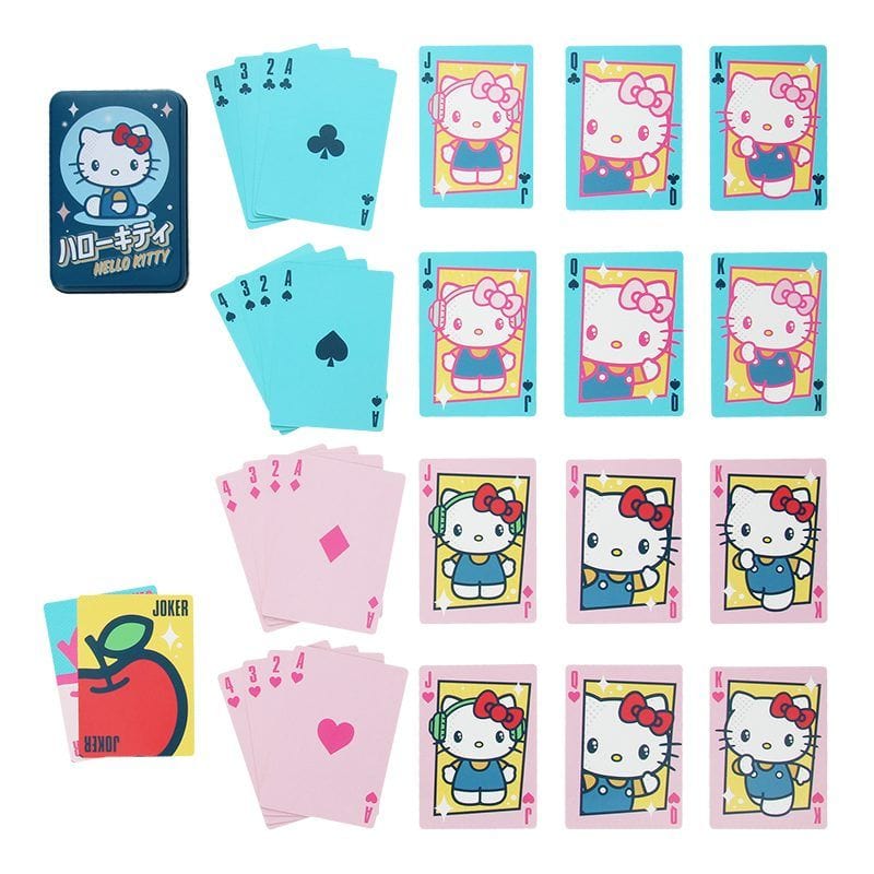 PALADONE HELLO KITTY PLAYING CARDS IN A TIN 5056577735635