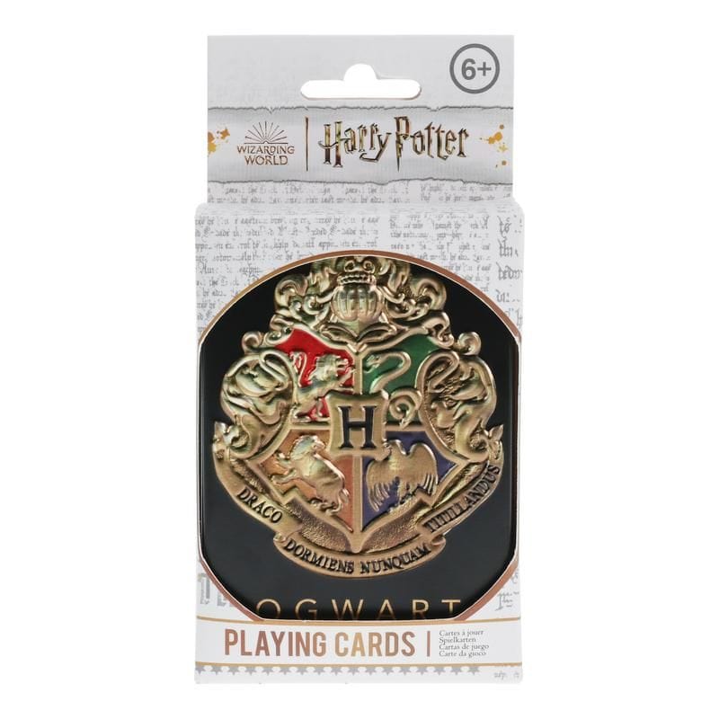 PALADONE HOGWARTS PLAYING CARDS IN A TIN BLACK 5056577709032