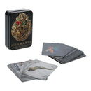 PALADONE HOGWARTS PLAYING CARDS IN A TIN BLACK 5056577709032