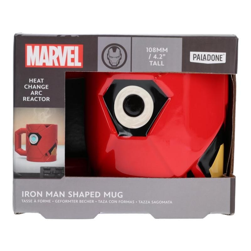 PALADONE IRON MAN SHAPED MUG 5056577710649