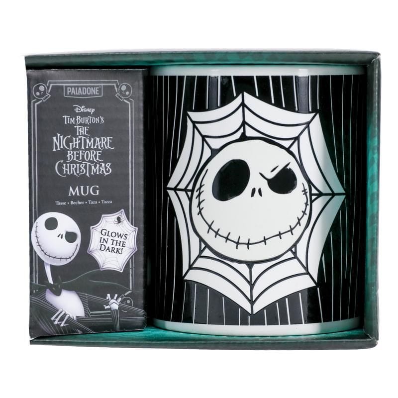 PALADONE JACK SKELLINGTON GLOW IN THE DARK MUG 5056577716818