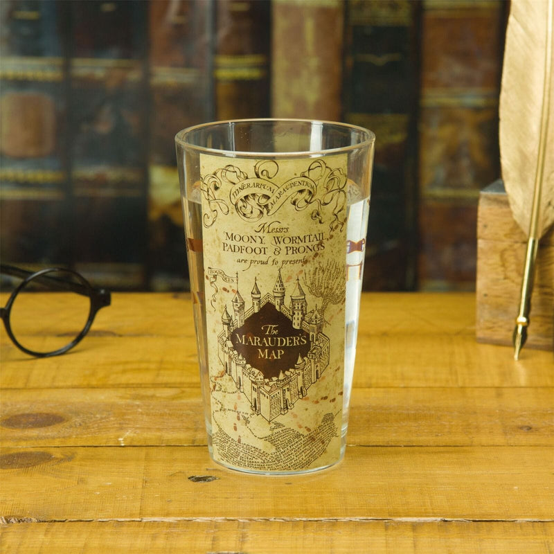 PALADONE MARAUDERS MAP WATER GLASS V2 5055964712624