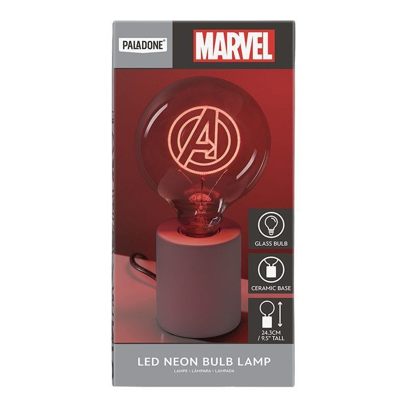 PALADONE MARVEL AVENGERS LED NEON BULB LAMP EU 5056577748239