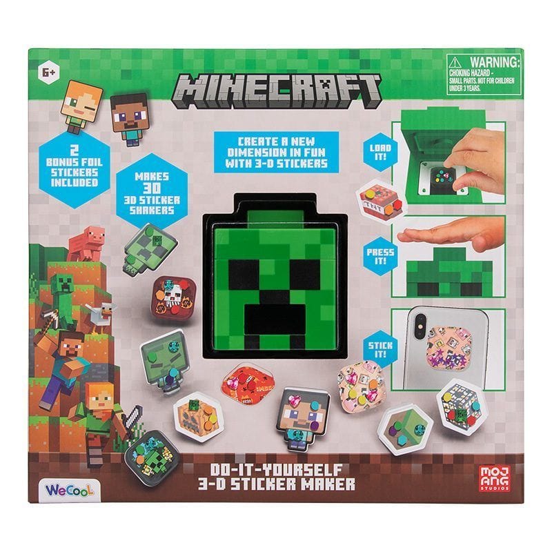 PALADONE MINECRAFT 3D STICKER MAKER 5056577751338