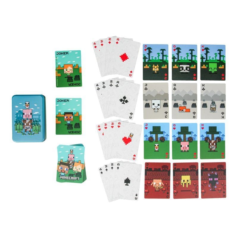 PALADONE MINECRAFT ANIMALS PLAYING CARDS 5056577736816